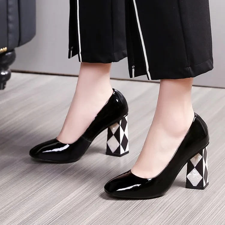 売れ筋店舗 女性用パテントレザースリングバック 9cmヒールの浅い靴 丸いつま先 パープルダイヤモンド スチレットヒール パーティーや結婚式用 赤 Women S Pumps クリアランス格安 Spacecreatebrain Jp