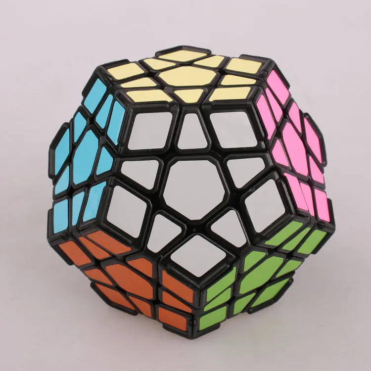

[Five Magic Cube Black And White with Pattern with Ridged] Dayan 12 Surface Body Black Ribbon Ridge 5 Rubik's Cube