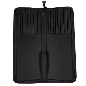 

foldable Oxford cloth zipper Artist brush Bag Case Holder - Black