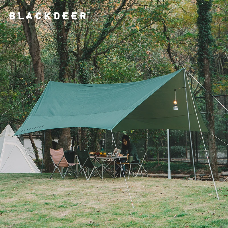 Blackdeer Sun Shelter Waterproof Camping Tarp Multifunctional Tent Canopi Sunshade Hiking Survival Gear Lightweight
