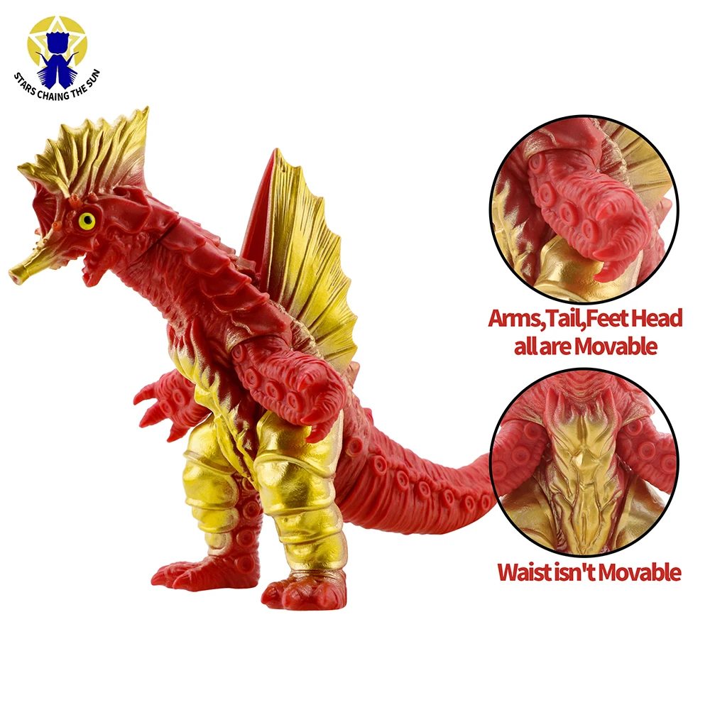 18 см большой Kaiju Аниме фигурки мех Скелет динозавр фигурка ПВХ игрушка Brinquedos для