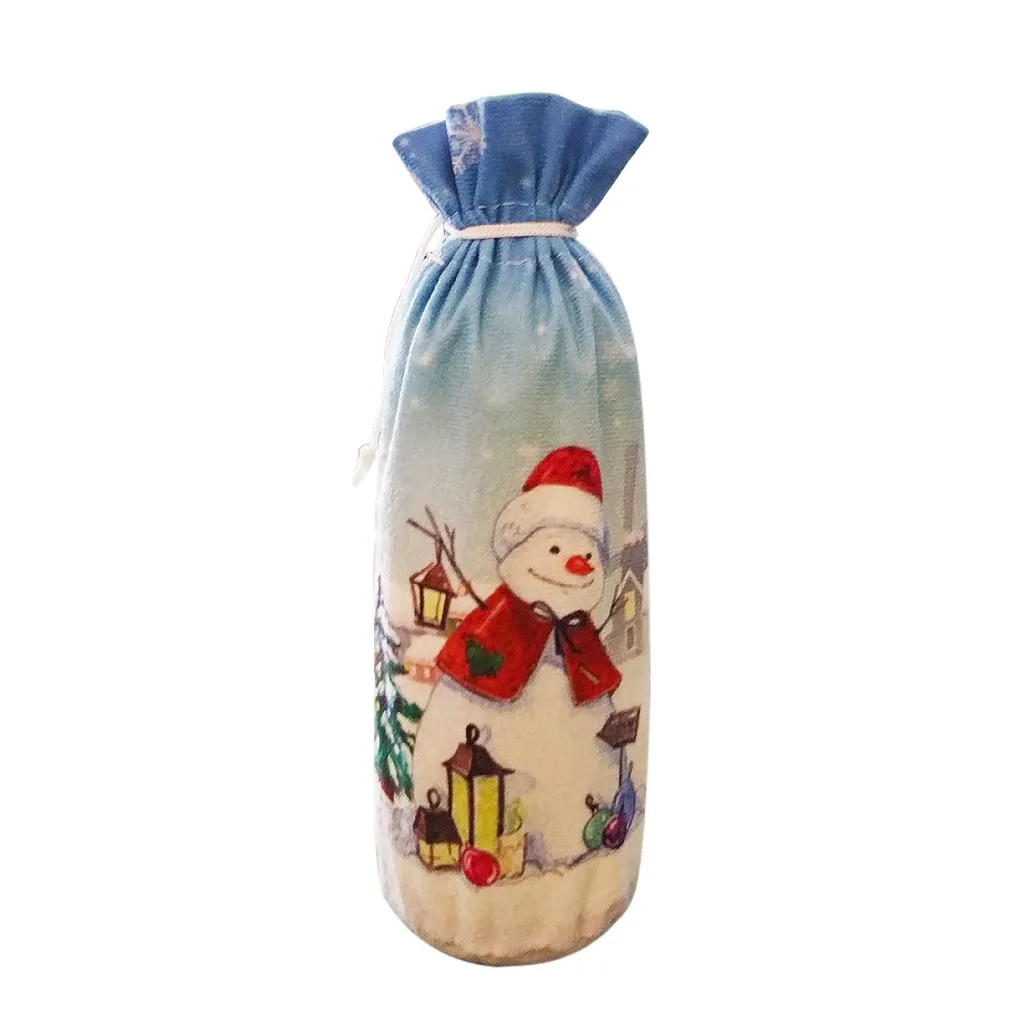 Christmas New Year Gift New Merry Christmas Santa Cap Bottle Cap Christmas Dinner Decoration Christmas Decorations For Home