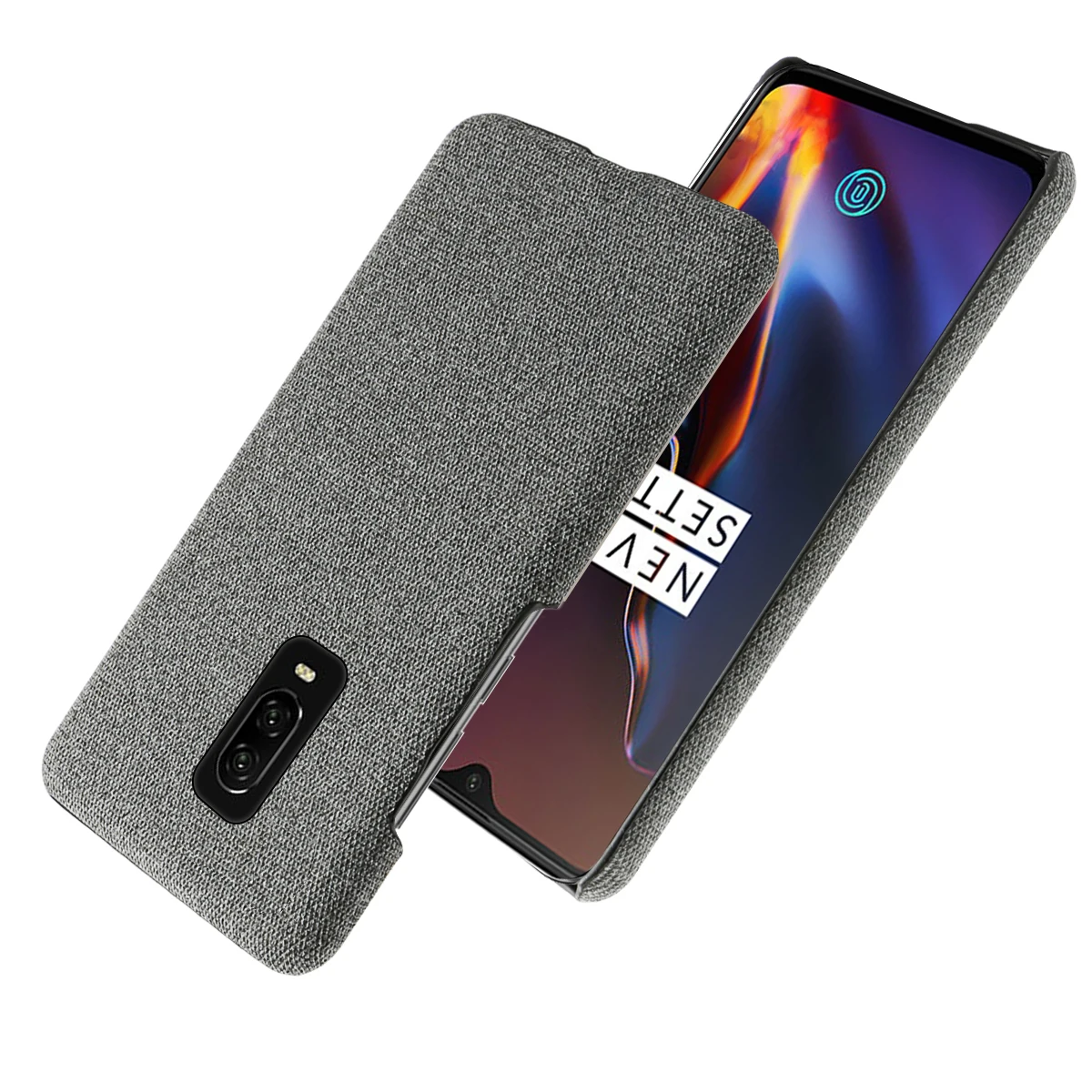 

For OnePlus 6 Oneplus 6T Case Ultra Thin Hard PC Woven Fabric Design Anti-scratch Phone Protector One plus 6 6T 1+6 Case Slim