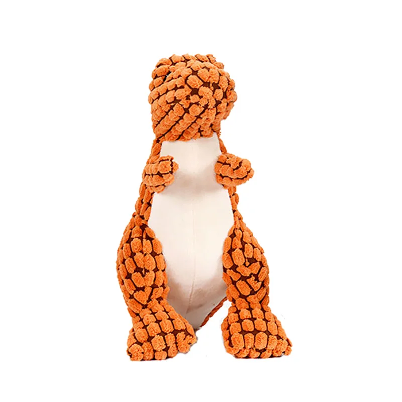 Funny Dinosaur Dog & Cat Chew Toy – Corn Wool Vocal Plush 4