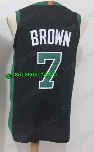 Мужские Boston Jaylen коричневые Jayson Tatum Kemba Walker baskeball трикотажные шорты - Цвет: As photo