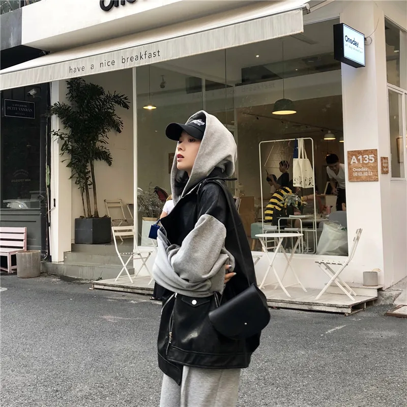 Кожаная куртка Свободное пальто Befree Harajuku Vadim Chaqueta Mujer Casaco Feminino, пальто и куртки для женщин, уличная одежда