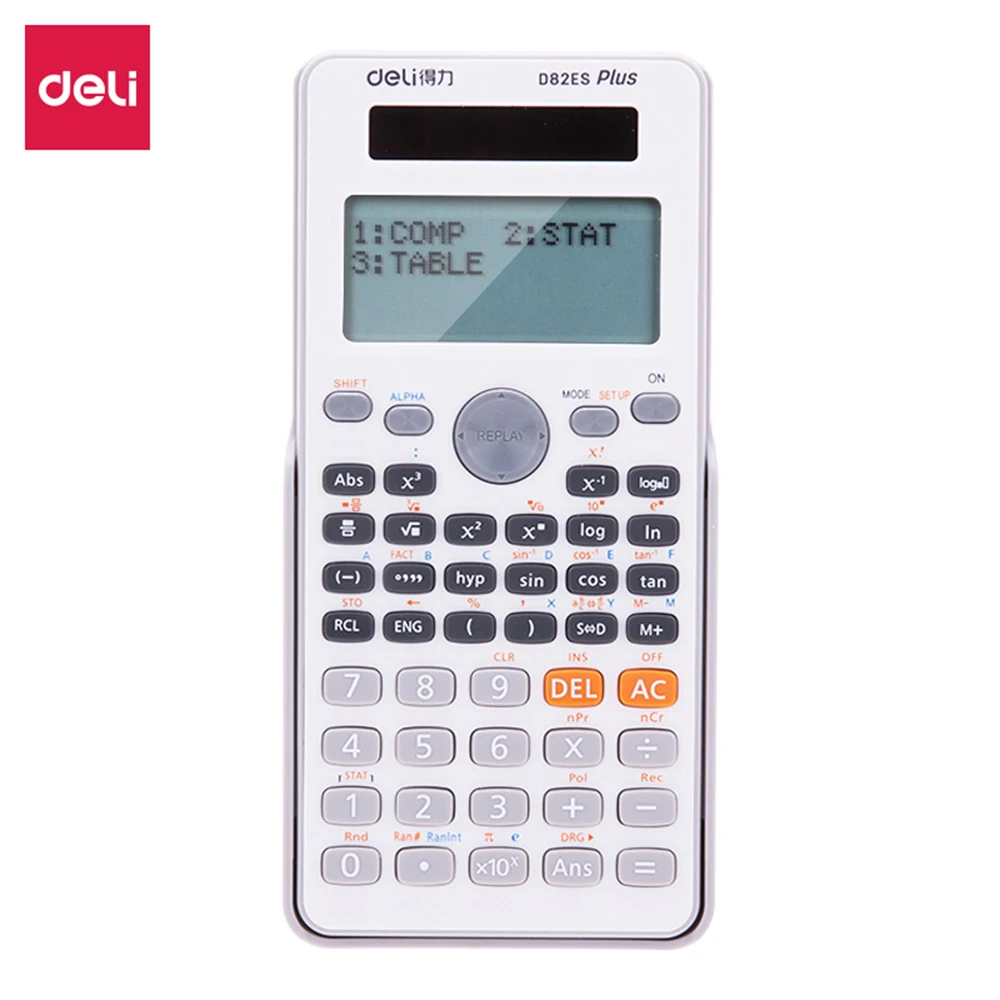 

Deli Scientific Calculator for students Display 12 digits function calculator Fast and accurate operation Home office Calculator