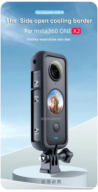 Insta360 ONE X2 アクションカメラ 本体とケース、マウントアーム付 Insta360 ONE X2 アクションカメラ 本体とケース、マウントアーム付