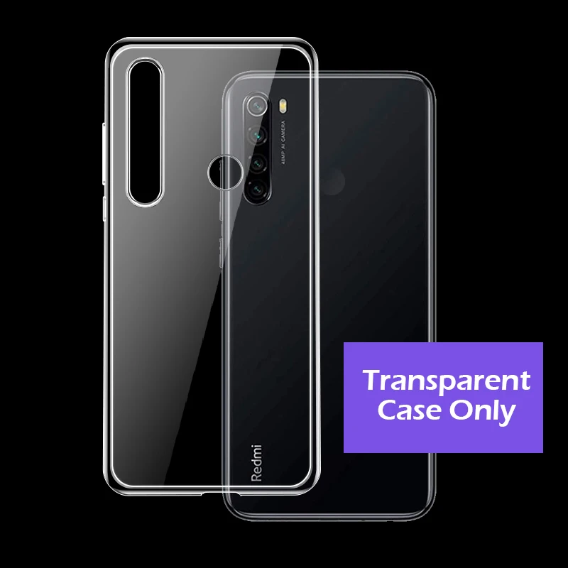 case only 2 в 1: чехол+ Защитная Стекло для redmi note 8t защитная пленка 9H для экрана из закаленного стекла для xiaomi redmi note 8t задняя крышка чехол - Цвет: case only