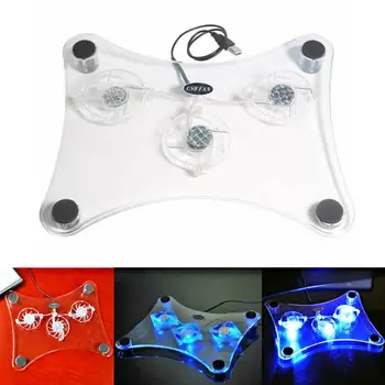 

Laptop Cooling Pad 3 Fans USB Cooler Cooling Pad Laptop Cooler With Light LCD Display Notebook Stand For Laptop PC Notebook