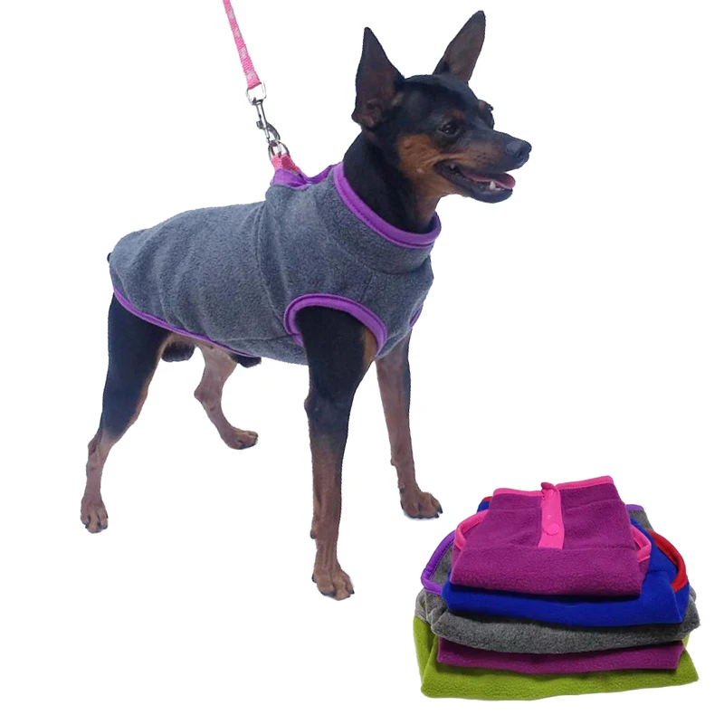 Ropa de lana para perros pequeños, chaleco para gatos, cálido, Shih Tzu, Chihuahua, chaqueta de Bulldog Francés, abrigos de Pug, primavera y otoño