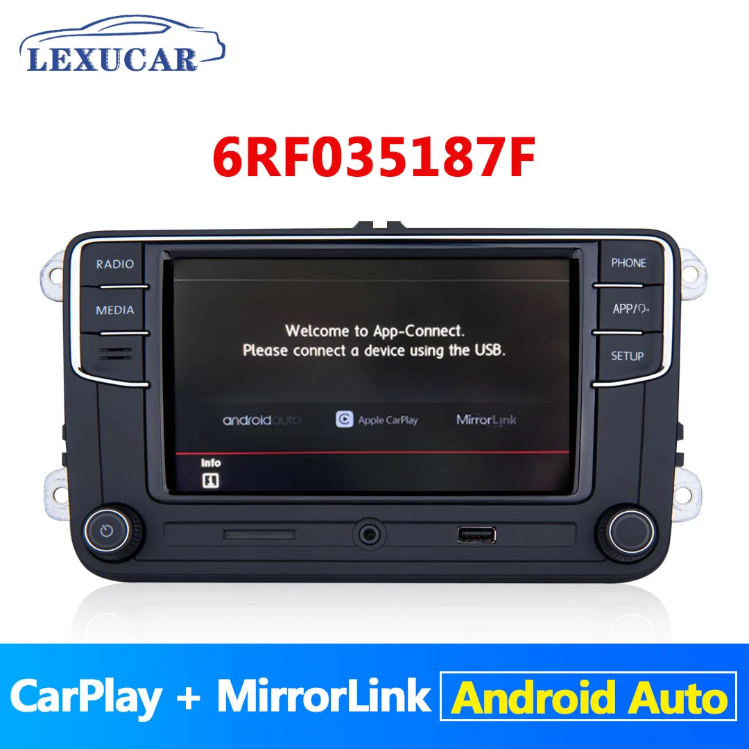 Lexucar RCD330 плюс RCD330G NONAME Android Auto Carplay 6RF 035 187F R340G код 330G для VW Tiguan Golf 5 6 MK5 MK6 Passat Polo