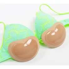 Feitong 2019 女性の胸をプッシュアップ水着アクセサリーシリコーンブラジャーパッド乳首カバーステッカーパッチ挿入スポンジブラジャー(China)