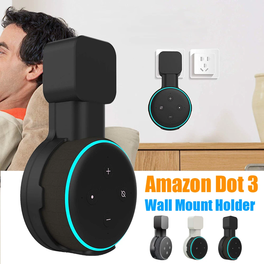 Bajo costo Soporte de pared para altavoz, colgador para Amazon Alexa Echo Dot de 3. ª generación, caja de sonido para interior llKlj3n8d