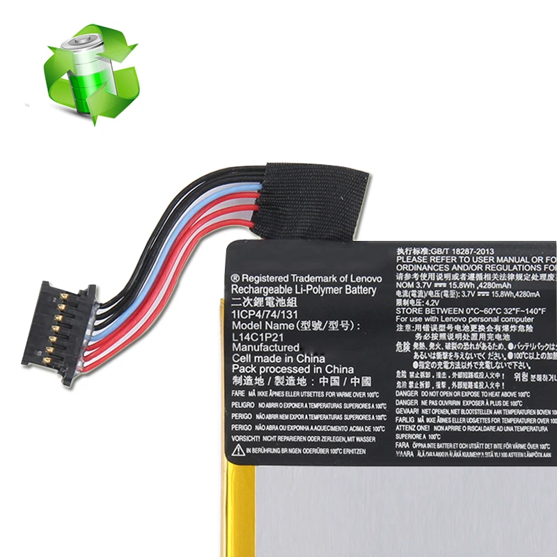 3,7 V 15.8WH L14C1P21 Батарея для lenovo MIIX 3 MIIX3-830 серии L14C1P21 запасная батарея для мобильного телефона