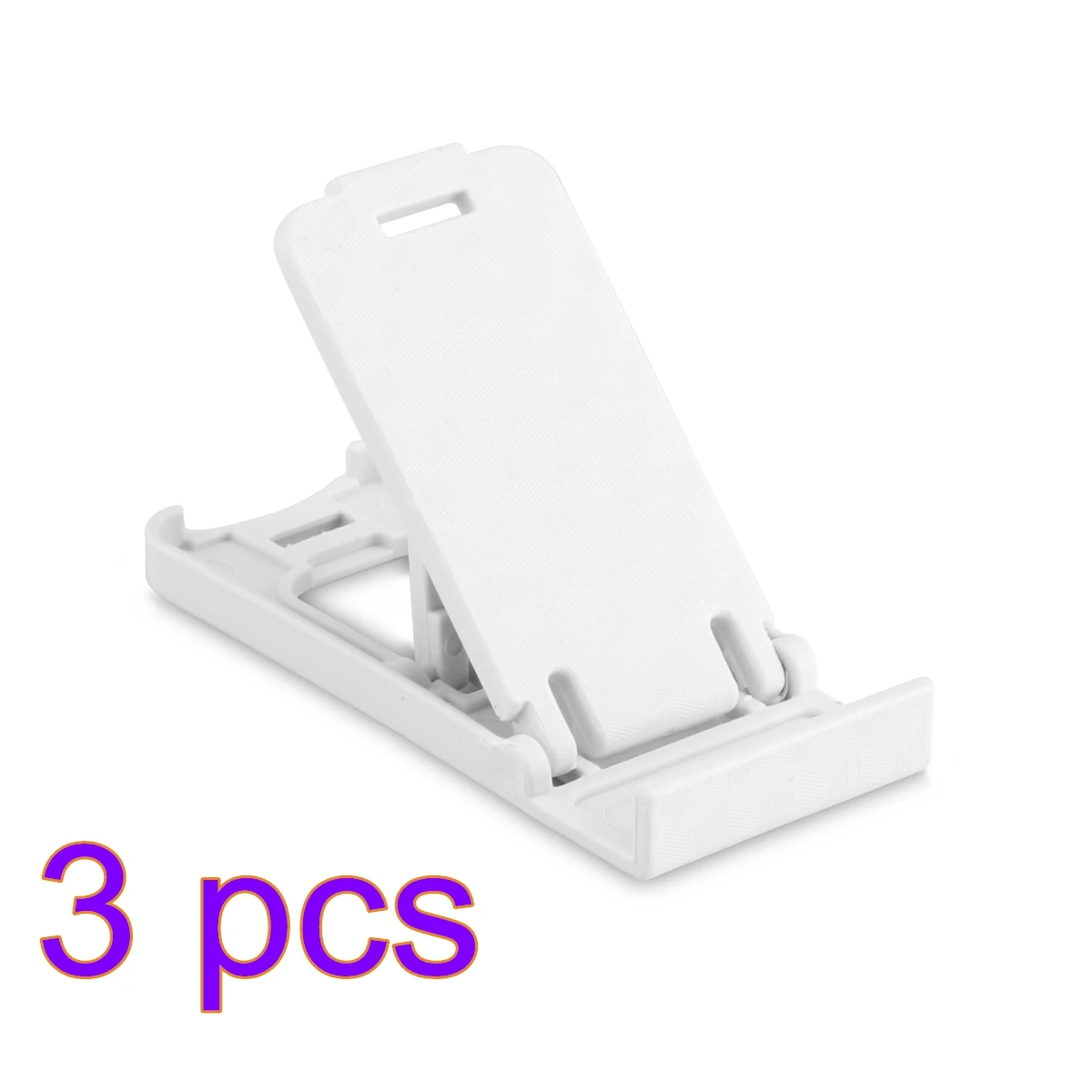 buy 2 send 3 white Регулируемый пластиковый автомобильный держатель для телефона складной настольный держатель Подставка 4 градуса Универсальный для IPhone для Xiaomi для huawei - Цвет: buy 2 send 3 white