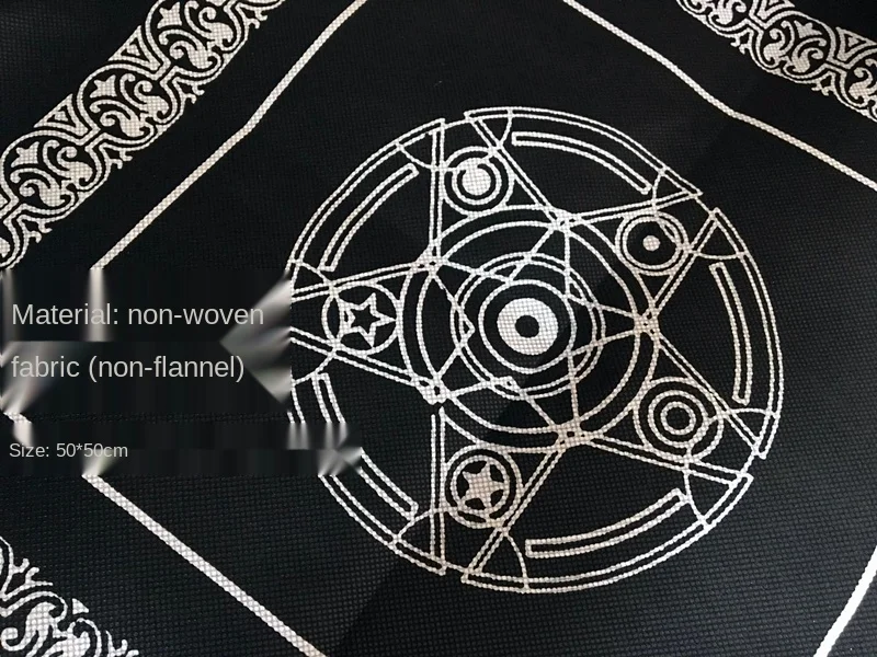 

Tarot tablecloth Holographic Tarot Cards Board Game 78 PCS Cards Full English Edition for Astrologer English rules