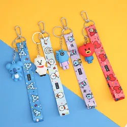 Pendentif de la ligue des jeunes coréens, nouveau petit cadeau, poupée de dessin animé, en Silicone, mignon, ornement de sac porte clés de voiture, pendentif périphérique 