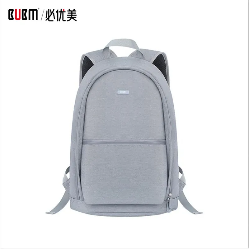 

BUBM College Style Backpack Backpack Black Gray For 15 inch Laptop And 7.9 inch iPad Large Capacity School Bag For Boys&Girls