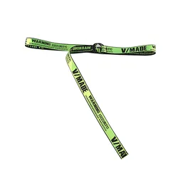 Unisex Punk Style Double Ring Buckle Belt Fashion Letter Printed Canvas Waist Strap Adult Jeans Trousers Pants Casual Waistband