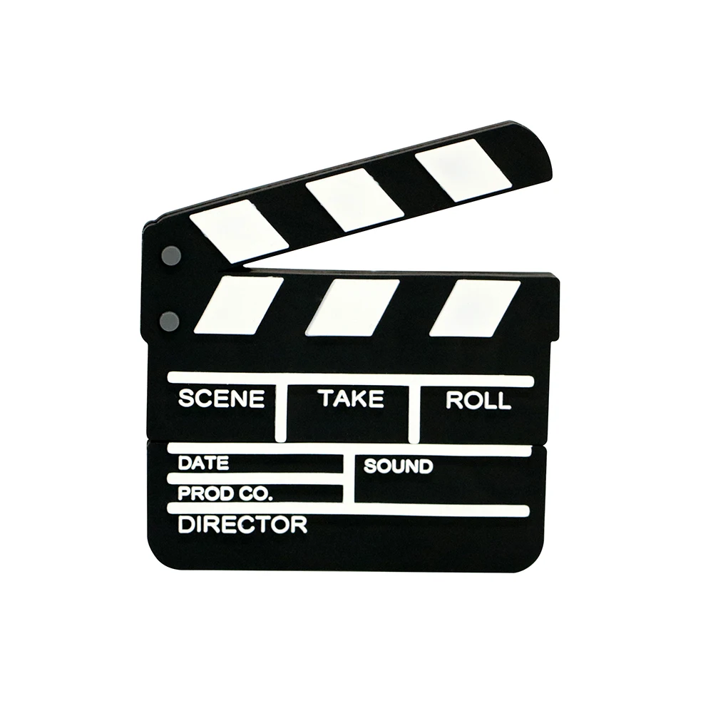 Флеш-накопитель USB с мультипликационным фильмом Clapperboard, 8 ГБ, 16 ГБ, 32 ГБ, USB2.0, флешка с милой пленкой, карта памяти, 64 ГБ, флеш-память USB