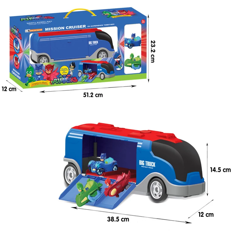 PJ маска Juguete Catboy Owlette Gekko автобус для парковки игрушечный вагон пластиковые аниме PJ Маски Фигурки игрушки для детей Подарки S78