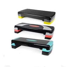 Aeróbica passo ajustável não-deslizamento pedal stepper ginásio exercício de fitness pedal interior e ao ar livre workout equipamentos de exercício em casa