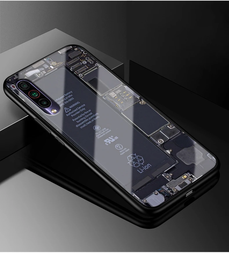 Для Meizu 16T чехол 6," PC Пластиковый стеклянный чехол для телефона черный TPU бампер чехол для Meizu16T M928Q чехол для Meizu 16 t 16T Capa - Цвет: 02
