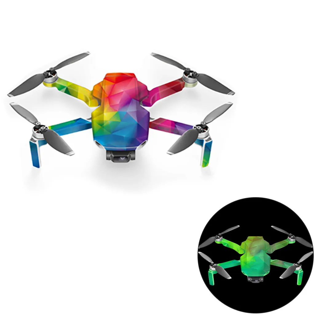 

Waterproof Body Decal Skin Protective Pvc Luminous Sticker For Dji Mavic Mini Drone Sticker Protection Accessories Parts Kid Toy