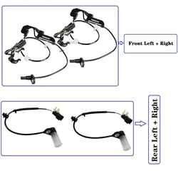 Front or Rear Abs Speed Sensor for Ford Ranger T64 2.2TD / T65 3.2TD DB392C204BD,DB392C204AD,DB392C205BD,DB392C205AD,AB312C216AD