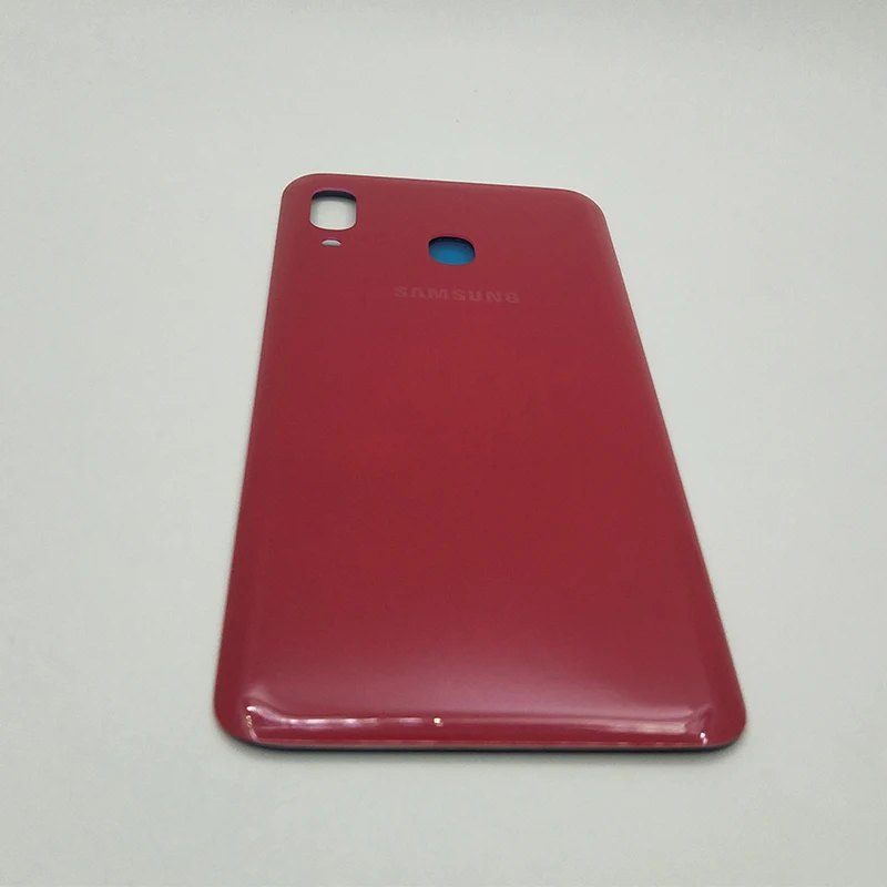 Крышка батареи для samsung Galaxy A20 A 20 A205 SM-A205F задняя крышка Замена Задняя Дверь Корпус чехол для телефона с логотипом