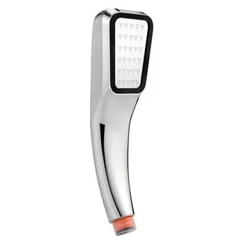 

Shower Head Universal Shower Head High Pressure With Powerful Jet, Rectangular Form Anti Limestone Hand Shower For Spa and Bathr