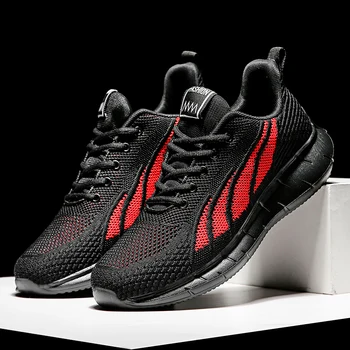 

Light Fashion Outdoor Men White Sneakers High Quality Brand Casual Breathable Shoes Mesh Soft Jogging Tennis Mens Shoes Summer