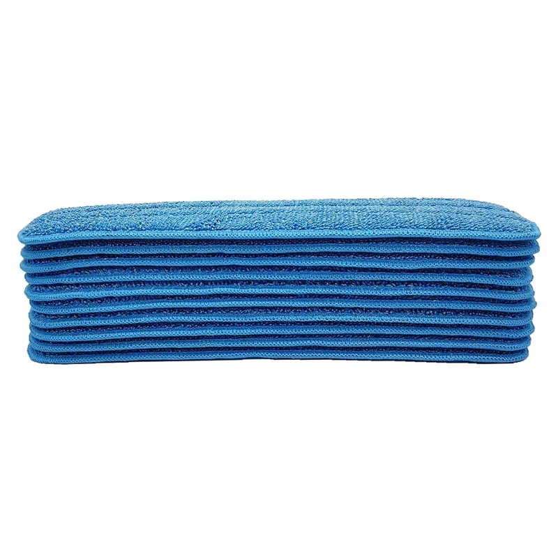 10 Pack Microfiber Spray Mop Replacement Heads for Wet/Dry Mop Floor