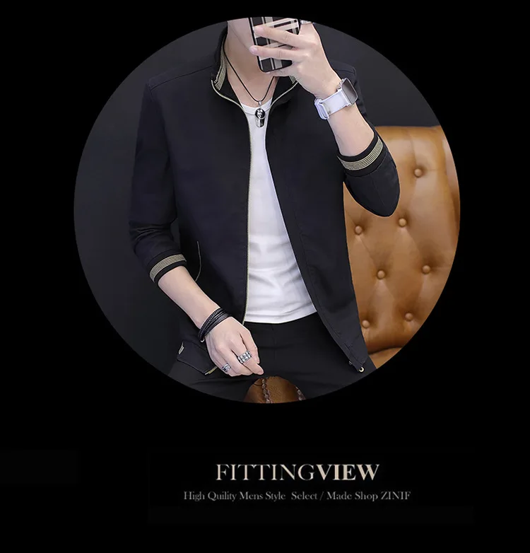 Мужская куртка плюс бархат зима стиль корейский стиль мода Slim Fit Молодежный воротник стойка Чистый хлопок большой размер пальто для мужчин'
