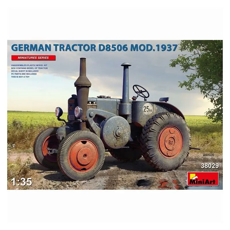 

MiniArt 38029 1/35 "German Tractor D8506 Mod. 1937" - Scale Model Kit