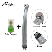 

Myricko Dental LED Light Handpiece With one cartridge Integrate E-generator High Speed Ceramic Bearing 3 Water Spray 2/4 Hole
