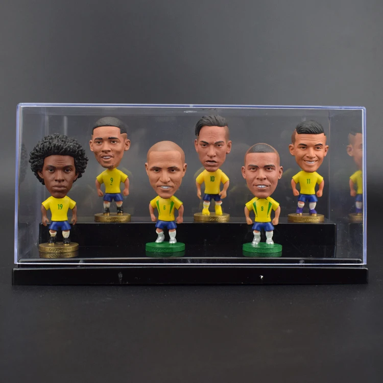Бразильская сборная Роналду Неймар Карлос Роналдиньо 6,5 см 2,5 дюйма ПВХ смолы куклы игрушка фигурка