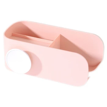 

Punch-Free Hair Dryer Rack Wall-Mounted Hair Drier Plastic Storage Holder Bathroom Hanger Shelf For Home Hotel Dormitory Pink