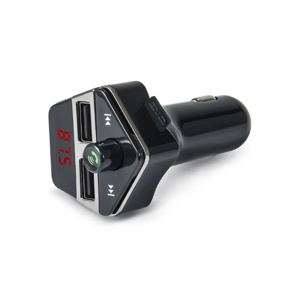 Мини Автомобильный MP3 Hansfree fm-передатчик 3.1A сдвоенный USB зарядное устройство музыкальный плеер Поддержка tf-карты u-диск
