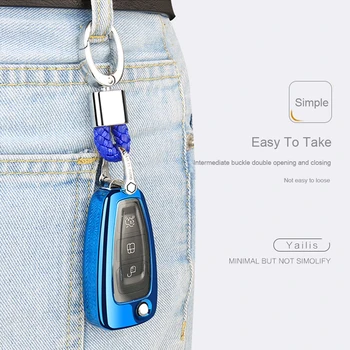 

Flip Folding Car Key Cover TPU Case For Ford C-Max S-Max Focus 3 MK2 MK3/Galaxy Mondeo Transit Fiesta key Fob Case 3 Buttons