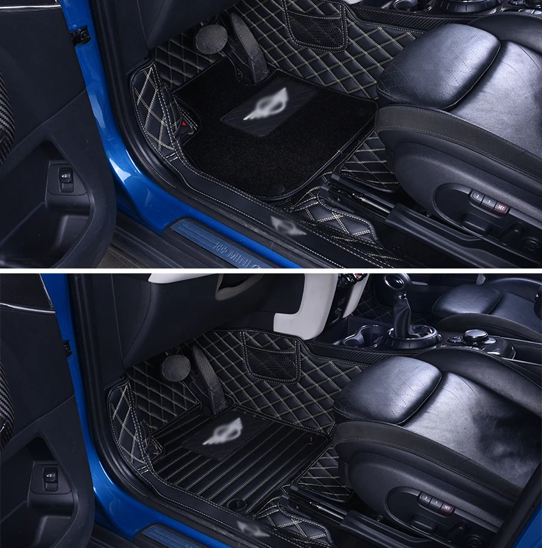 Автомобильные коврики для укладки Украшения для BMW MINI COOPER S JCW F54 F55 F56 F57 CLUBMAN автомобильные аксессуары для интерьера ковры защита