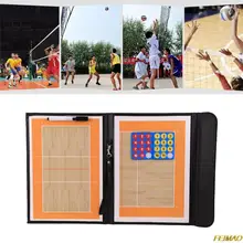

1 Pc New Foldable Volleyball Board Coaching Volleyball Tactic Board Magnetic Coach Tactics Game Volleyball Training Teach