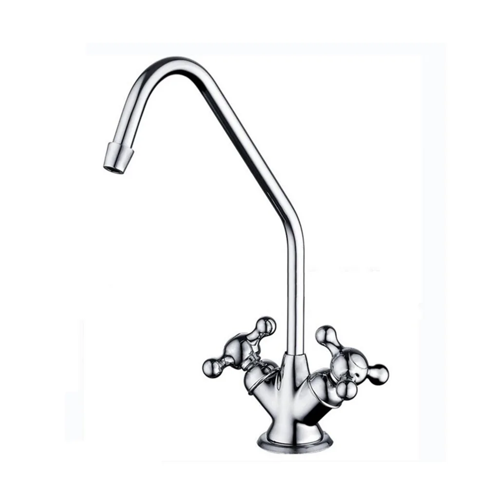 

Manufacturers Cross Border Wholesale Kitchen Washing Basin Sink Brass Electroplated Single Handle Single Hole Hot And Cold Rotat