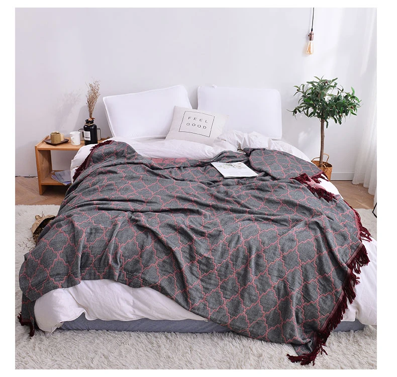 Фланель, Флисовое одеяло толстое теплое одеяло для путешествий офис диван отдых одеяло из хлопка и бамбукового волокна Постельное белье летние одеяла