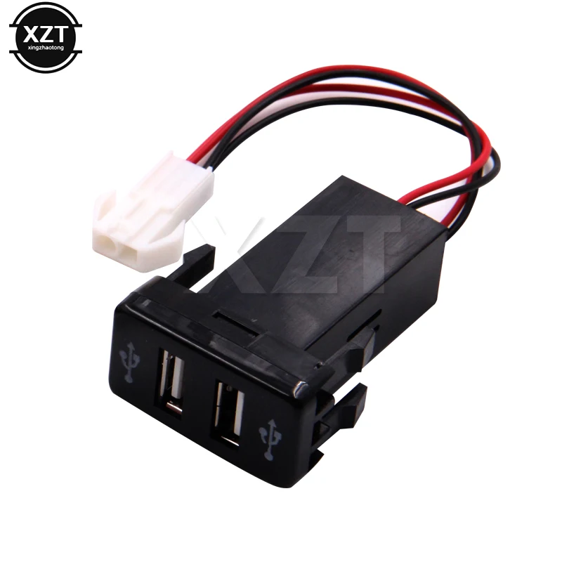Автомобильное зарядное устройство с двумя USB портами для Toyota (VIGO) 12 24 В до 5 В/2 1 А