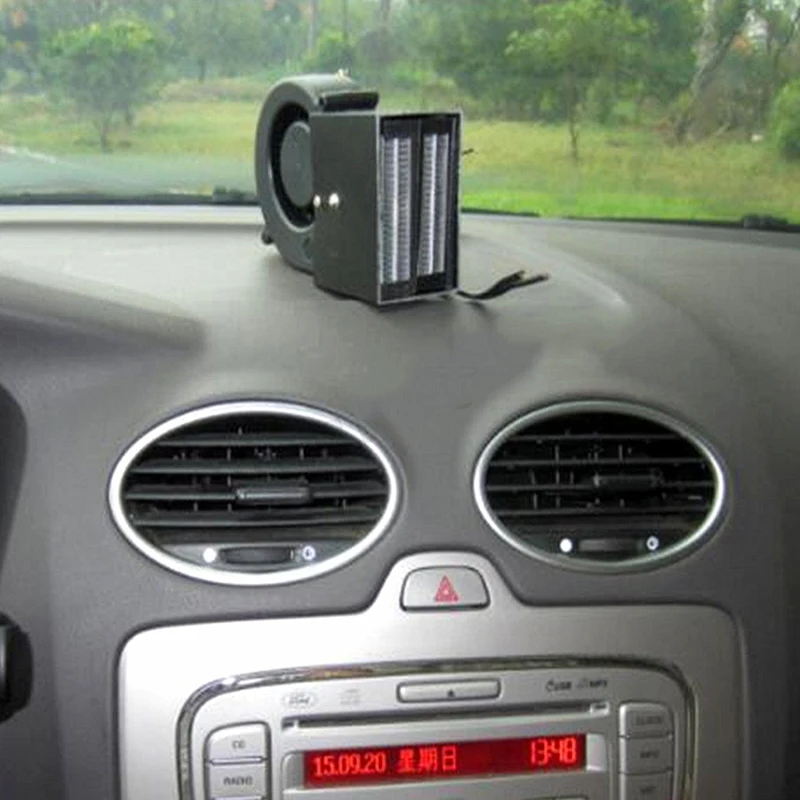 New Auto Electric Heater Defroster Turbine Dual PTC 12V / 24V Suitable For 350-500W