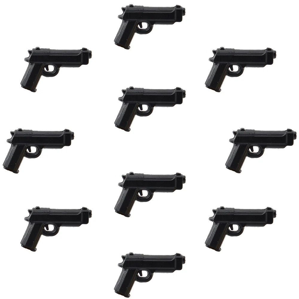 10 шт./лот Beretta M9 пистолет мировая война оружие MOC военные блоки детали