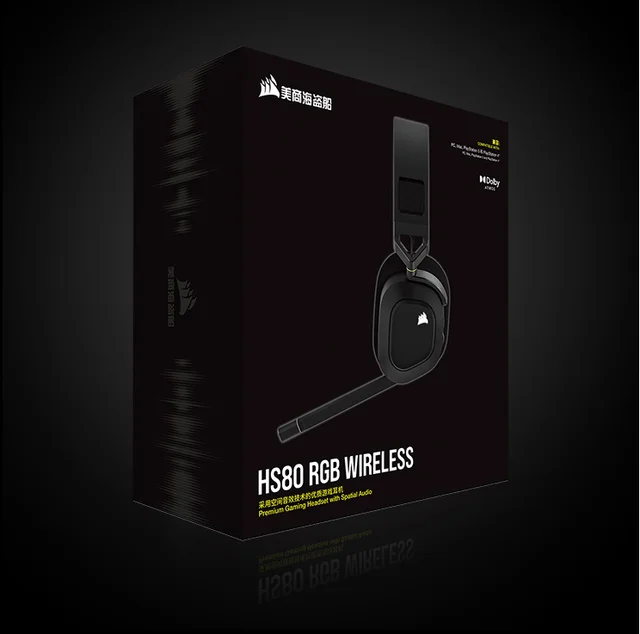 CORSAIR HS80 RGB Headset Gaming Premium 