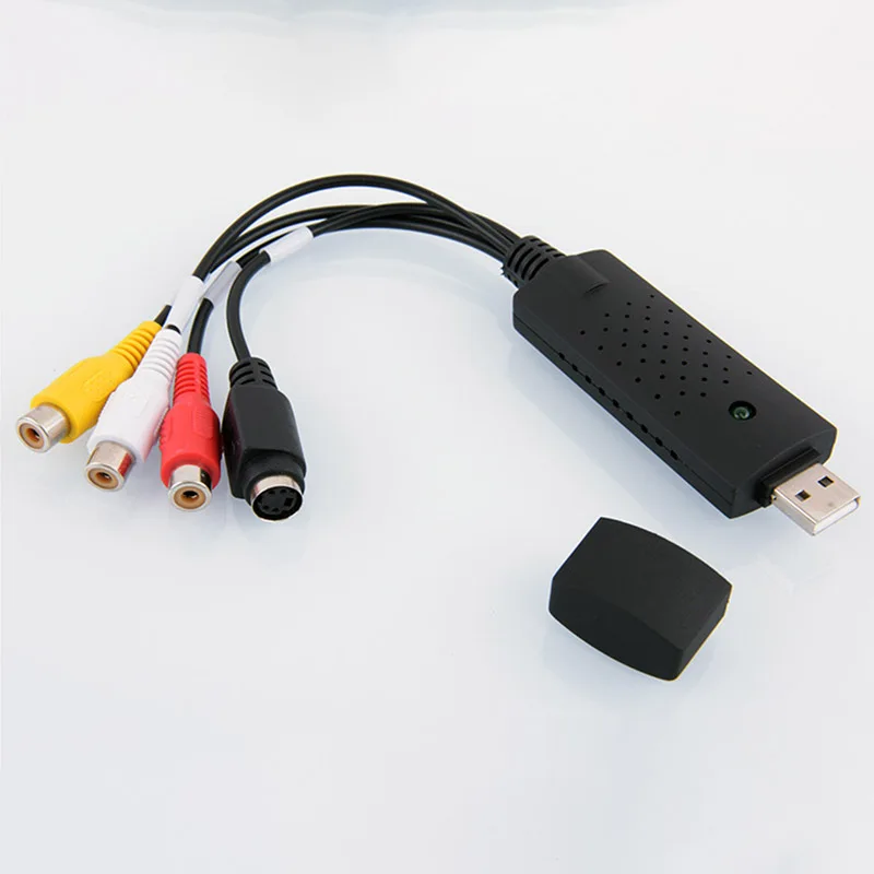 Высококачественный портативный USB 2,0 преобразователь аудиовизуальных систем для захвата данных адаптер для Win7/8/XP/Vista